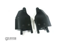 62051 | T-Bone Racing Black Traxxas E-Maxx Front Suspension Arm A-Skid Plate Set