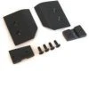 62134 | T-Bone Racing Black Traxxas Slash 4x4 LCG A-Skid Plate For RPM Suspension Arms