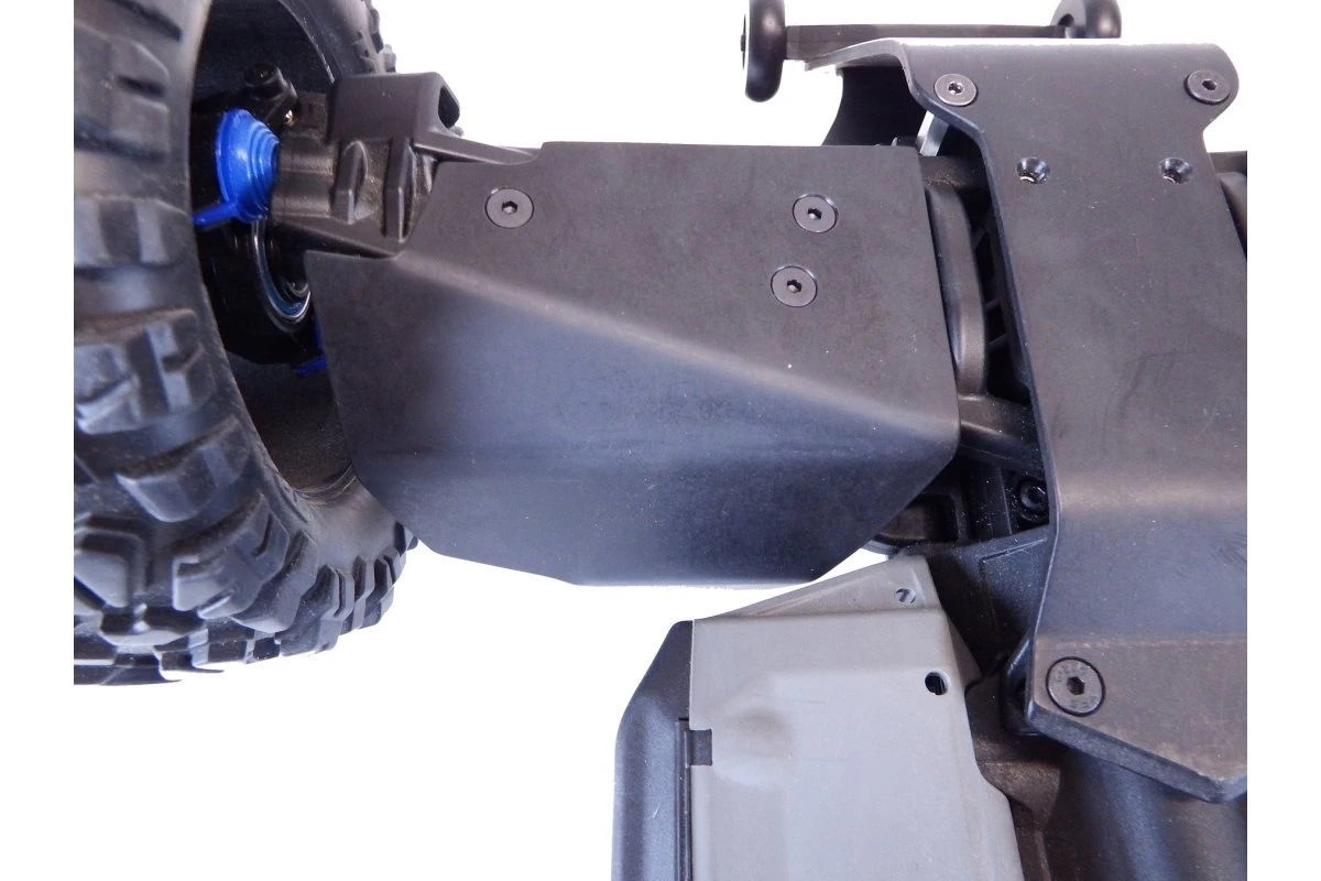 62193 | T-Bone Racing Black Traxxas E-Revo VXL 2.0 Rear Suspension Arm A-Skid Plate Set 3 62193 | T-Bone Racing Black Traxxas E-Revo VXL 2.0 Rear Suspension Arm A-Skid Plate Set