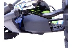 62196 | T-Bone Racing Black Traxxas E-Revo VXL 2.0 Front Suspension Arm A-Skid Plate Set